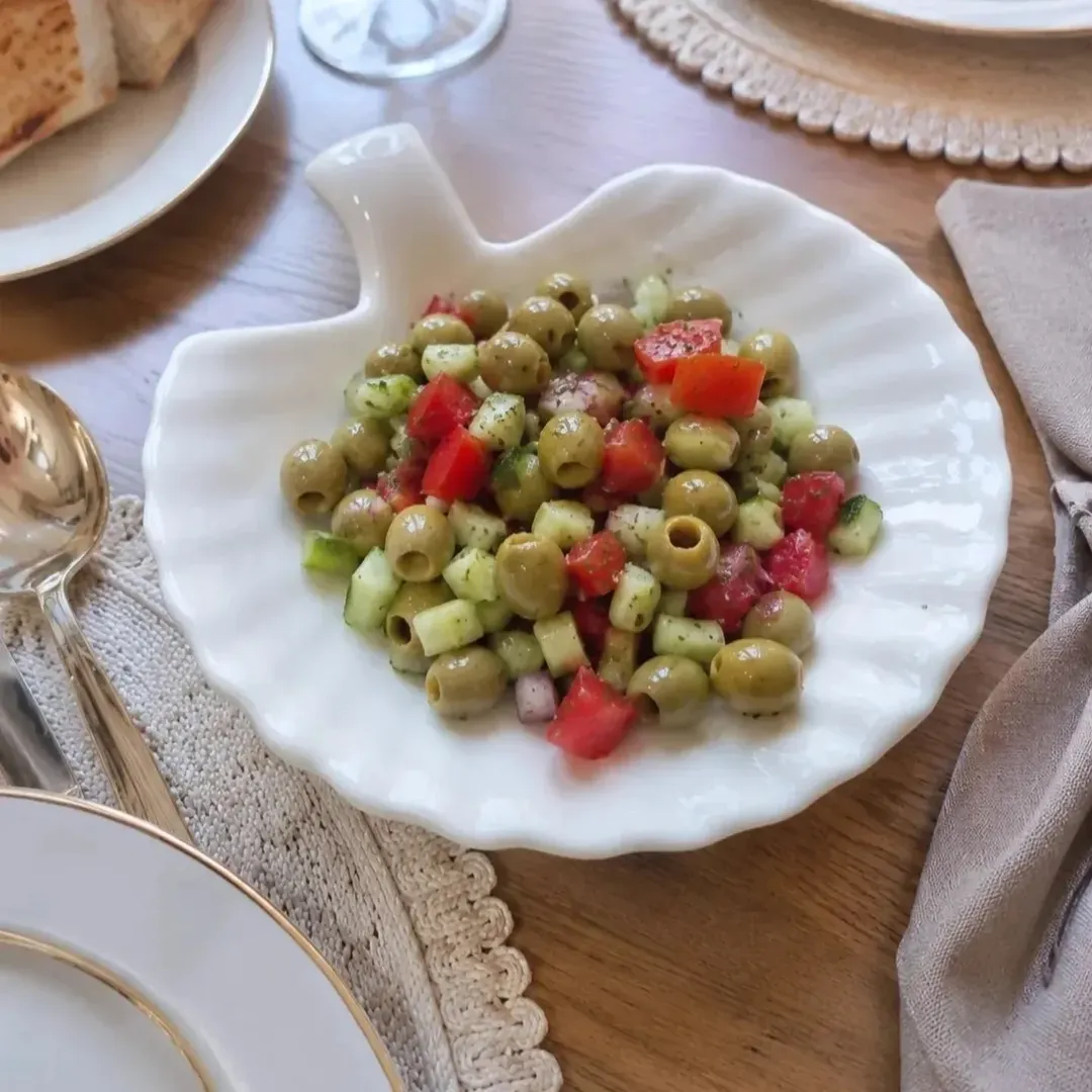اردو خوری طرح صدف جنس چینی سرامیکی اعلا